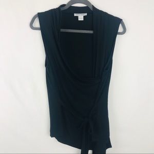 💵 White House Black Market Wrap Cardigan w Ties